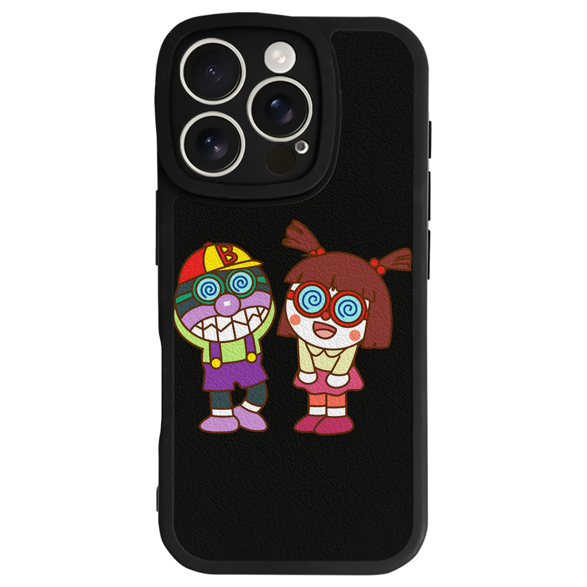 （画像用） アンパンマン Anpanman 【iPhone 16シリーズ対応】シリコンスマホケース（レザー調） 材質：シリコン